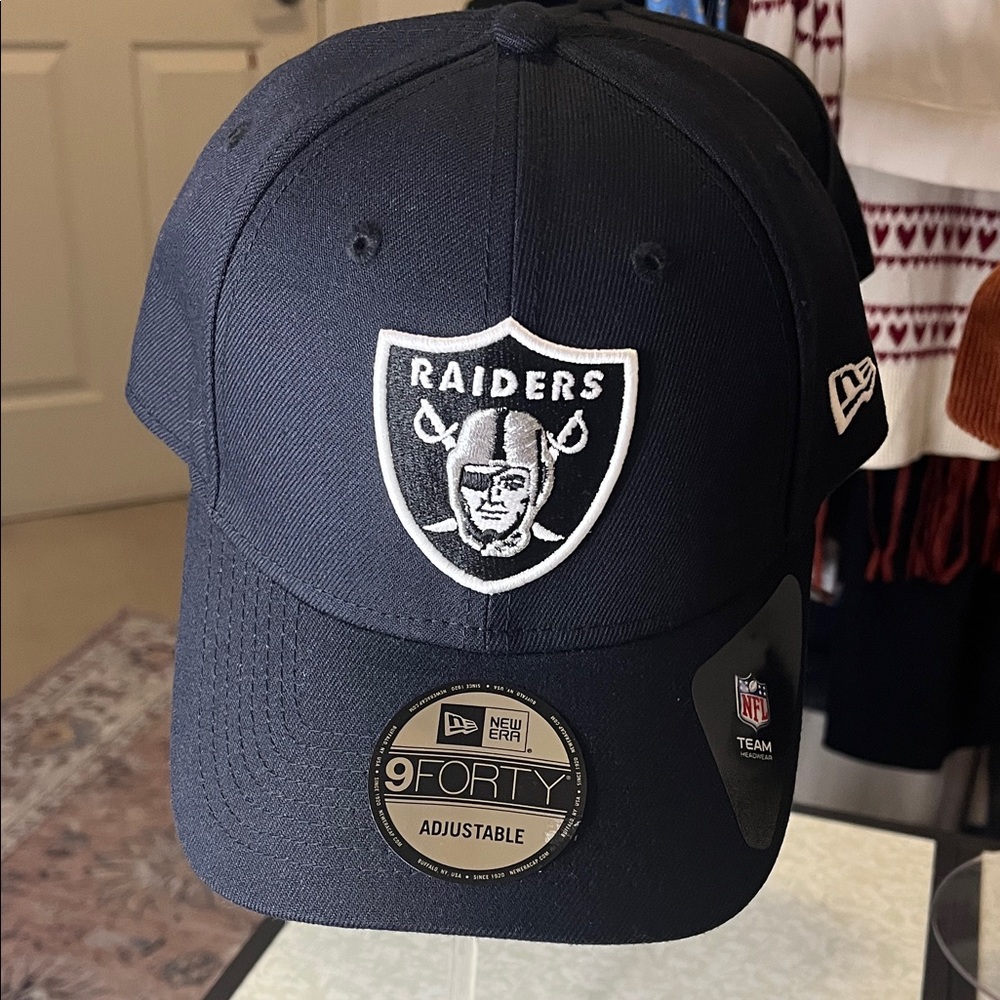 New Era Raiders 9FORTY Cap - Black
